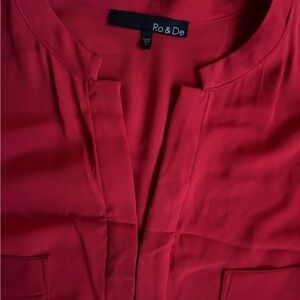 Ro & De women’s Red blouse